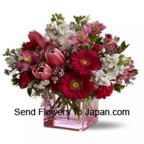 Beautiful Assorted Flowers in Vase