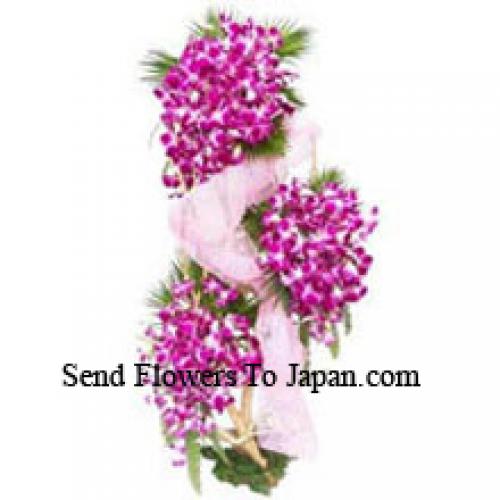 Pink Orchids Exotic Tall Arrangement