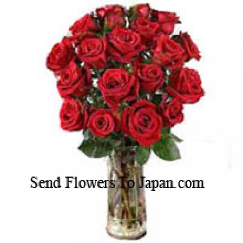 19 Shiny Red Roses