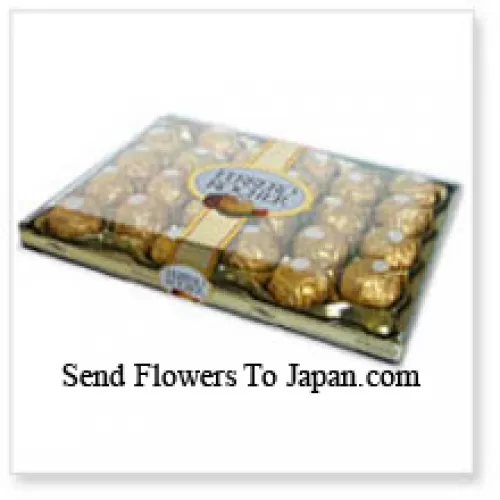 24 stuks Ferrero Rocher (Dit product moet worden vergezeld van bloemen)