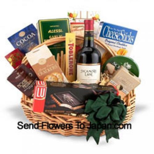 Hamper Containing Exotic Wine